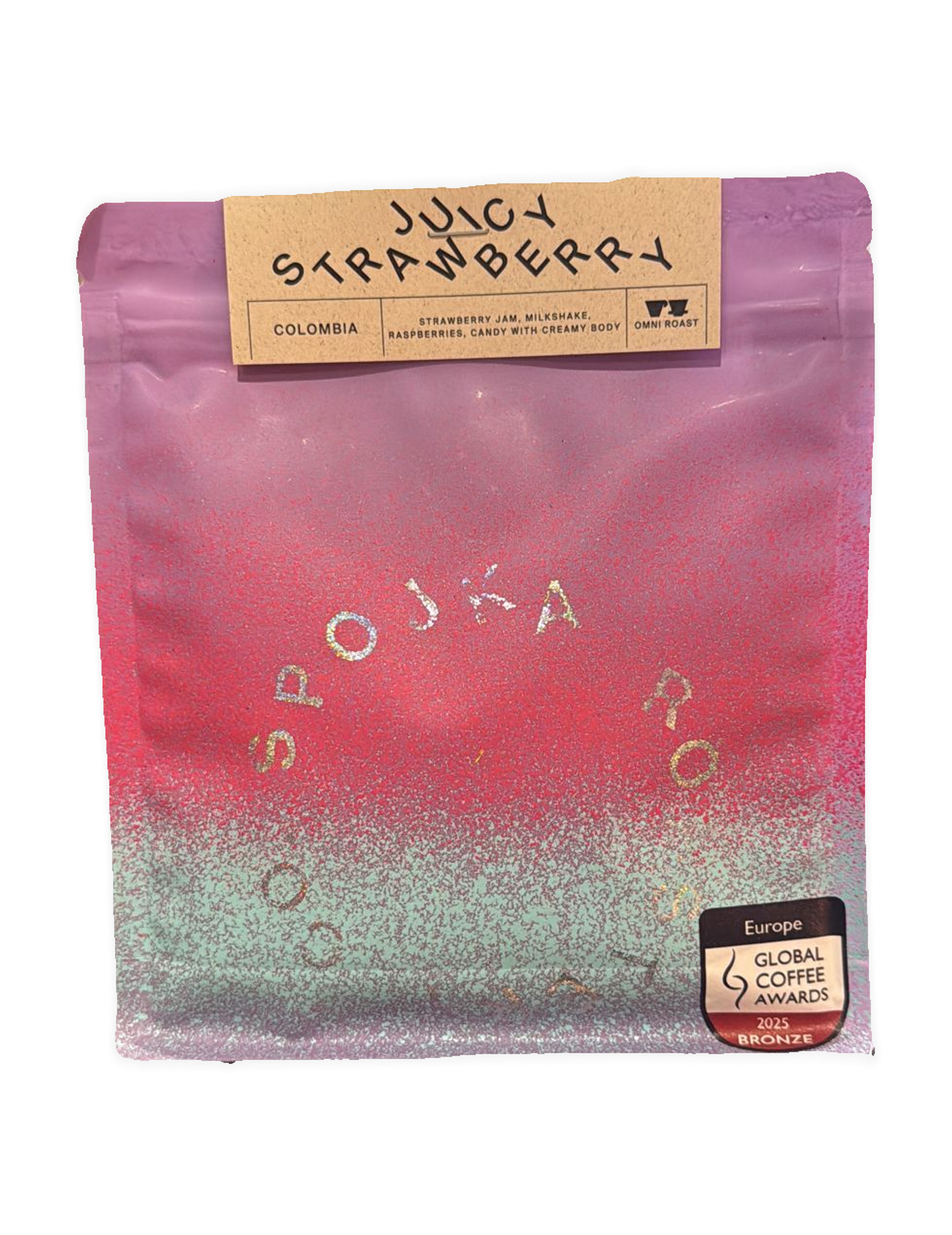 Colombia Juicy Strawberry fruit co-fermented coffee by Spojka Roastery