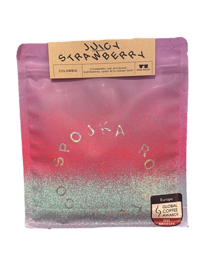 Colombia Juicy Strawberry fruit co-fermented coffee by Spojka Roastery